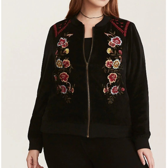 torrid velvet jacket